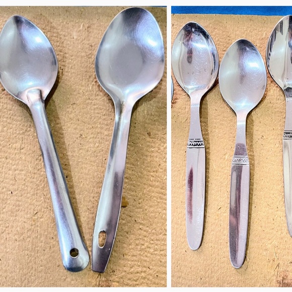 Other - 🔵Combo of 8 stainless steel Tea spoons & serving spoons.